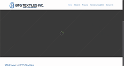 Desktop Screenshot of btgtextiles.com